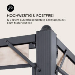 Pantheon Cortina Pavillon Mit Dach 3x6m 4 Seitenteile Beige -Haushaltsgeräte Geschäft 10033320 de 0007 logo