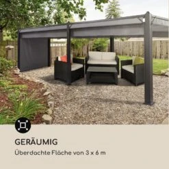 Pantheon Cortina Pavillon Mit Dach 3x6m 4 Seitenteile Grau -Haushaltsgeräte Geschäft 10033321 de 0004 logo