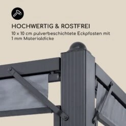 Pantheon Cortina Pavillon Mit Dach 3x6m 4 Seitenteile Grau -Haushaltsgeräte Geschäft 10033321 de 0007 logo