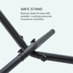 Sri Lanka Swing Hängematte Stahlrahmen 160 Kg Max. Gestreift -Haushaltsgeräte Geschäft 10033371 yy 0004 logo Blumfeldt Sri Lanka Swing Haengematte gestreift