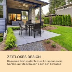 Torremolinos Gartenstühle 2 St. Aluminium ComfortMesh Dunkelgrau -Haushaltsgeräte Geschäft 10033404 de 0002 logo