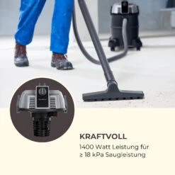 Lakeside Power Teichsauger Schlammsauger 1400W 18kPa 35l Tank Grau -Haushaltsgeräte Geschäft 10033424 de 0005 logo