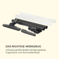 Lakeside Power Teichsauger Schlammsauger 1400W 18kPa 35l Tank Grau -Haushaltsgeräte Geschäft 10033424 de 0009 logo