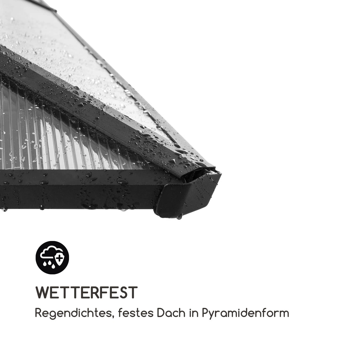 Pantheon Solid Sky Pavillon Mit Dach 3x3m Polycarbonat Aluminium 6 Pantheon Solid Sky Pavillon Mit Dach 3x3m Polycarbonat Aluminium – Bild 4