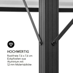 Pantheon Solid Sky Pavillon Mit Dach 3x3m Polycarbonat Aluminium 16 Pantheon Solid Sky Pavillon Mit Dach 3x3m Polycarbonat Aluminium -Haushaltsgeräte Geschäft 10033455 de 0007 logo