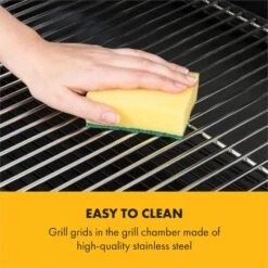 Beef Brisket Smoker Grill Holzkohlegrill/Smoker Edelstahl-Grill Mobil -Haushaltsgeräte Geschäft 10033460 yy 0007 logo Klarstein Beef Brisket Smoker Grill schwarz