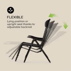 California Dreaming Sonnenliege, Polsterung, Stahlrahmen, Schwarz -Haushaltsgeräte Geschäft 10033474 yy 0005 logo Blumfeldt California Dreaming Sonnenliege schwarz