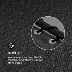 California Dreaming Sonnenliege, Polsterung, Stahlrahmen, Schwarz -Haushaltsgeräte Geschäft 10033474 yy 0006 logo Blumfeldt California Dreaming Sonnenliege schwarz