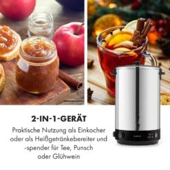 KonfiStar 50 Einkochautomat Getränkespender 2500W 50L Edelstahl -Haushaltsgeräte Geschäft 10033525 de 0007 logo
