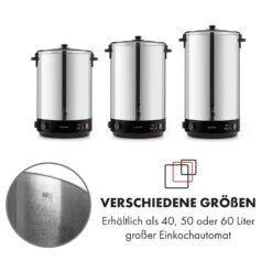 KonfiStar 50 Einkochautomat Getränkespender 2500W 50L Edelstahl -Haushaltsgeräte Geschäft 10033525 de 0009 logo