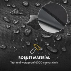 Gazooka 2.0T Wetterschutzhaube 600D Canvas 30/70% PE/PVC Schwarz -Haushaltsgeräte Geschäft 10033535 yy 0005 logo Klarstein Gazooka Wetterschutzhaube schwarz