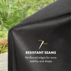 Hot & Hot Wetterschutzhaube 600D Canvas 30/70% PE/PVC Schwarz -Haushaltsgeräte Geschäft 10033537 yy 0004 logo Klarstein Hot and Hot Wetterschutzhaube schwarz