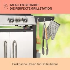 Tomahawk 3.1 S Gasgrill 3x3,6kW Brenner+2,7 KW 60x45cm Grill Edelstahl -Haushaltsgeräte Geschäft 10033567 de 0007 usp