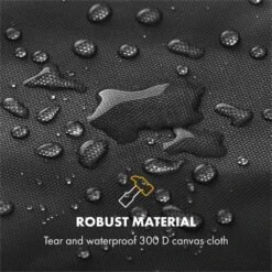 Tomahawk 3.1 S Wetterschutzhaube 300D Canvas 30/70% PE/PVC Schwarz -Haushaltsgeräte Geschäft 10033569 yy 0003 logo Klarstein Tomahawk S Wetterschutzhaube schwarz