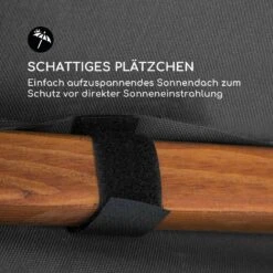 Tahiti Hollywoodschaukel Sonnendach 110cm 2-Sitzer Massivholz Grau -Haushaltsgeräte Geschäft 10033575 de 0006 logo