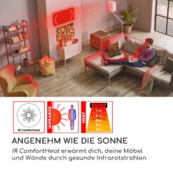 Cosmic Beam Plus Infrarot-Heizstrahler 2400W IP44 Fernbedienung -Haushaltsgeräte Geschäft 10033700 de 0003 logo