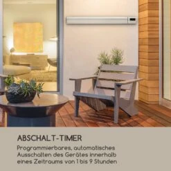 Cosmic Beam Plus Infrarot-Heizstrahler 2400W IP44 Fernbedienung -Haushaltsgeräte Geschäft 10033700 de 0005 logo