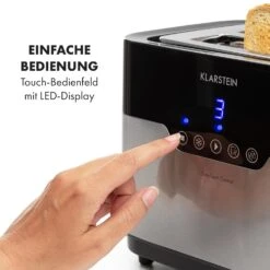 Arabica Toaster 920W LED-Display Touch-Bedienfeld Edelstahl -Haushaltsgeräte Geschäft 10033728 de 0003 logo