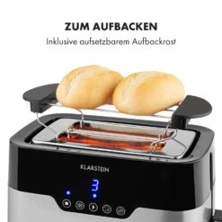 Arabica Toaster 920W LED-Display Touch-Bedienfeld Edelstahl -Haushaltsgeräte Geschäft 10033728 de 0005 logo