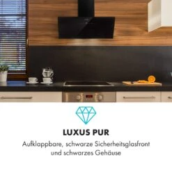 Laurel 90 Dunstabzugshaube 90cm Abluft: 350 M³/h LED Touch Schwarz -Haushaltsgeräte Geschäft 10033768 de 0002 logo