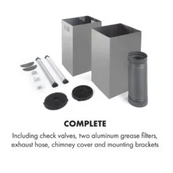 Colette Dunstabzugshaube 90cm 600m³/h EEK A Edelstahl Silber 23 Colette Dunstabzugshaube 90cm 600m³/h EEK A Edelstahl Silber -Haushaltsgeräte Geschäft 10033776 yy 0010 logo Klarstein Colette Dunstabzugshaube 90 cm silber