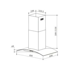 Colette Dunstabzugshaube 90cm 600m³/h EEK A Edelstahl Silber 24 Colette Dunstabzugshaube 90cm 600m³/h EEK A Edelstahl Silber -Haushaltsgeräte Geschäft 10033776 yy 0011 logo Klarstein Colette Dunstabzugshaube 90 cm silber