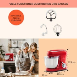 Bella Pico 2G Küchenmaschine 1300W 1,7PS 6 Stufen 5 Liter 13 Bella Pico 2G Küchenmaschine 1300W 1,7PS 6 Stufen 5 Liter -Haushaltsgeräte Geschäft 10033801 de 0005 usp