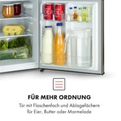 Big Daddy Cool Kühl-Gefrierkombination 61/25 Liter 2 Ebenen Edelstahl -Haushaltsgeräte Geschäft 10034005 de 0004 logo