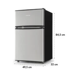 Big Daddy Cool Kühl-Gefrierkombination 61/25 Liter 2 Ebenen Edelstahl -Haushaltsgeräte Geschäft 10034005 yy 0011 logo Klarstein Big Daddy Cool Kuehl Gefrierkombination