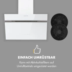 Alina Dunstabzugshaube 600 M³/h LED-Display Ambientelicht Glasfront -Haushaltsgeräte Geschäft 10034105 de 0007 logo