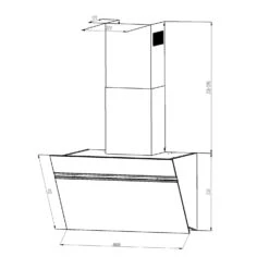Alina Dunstabzugshaube 600 M³/h LED-Display Ambientelicht Glasfront -Haushaltsgeräte Geschäft 10034105 yy 0009 logo