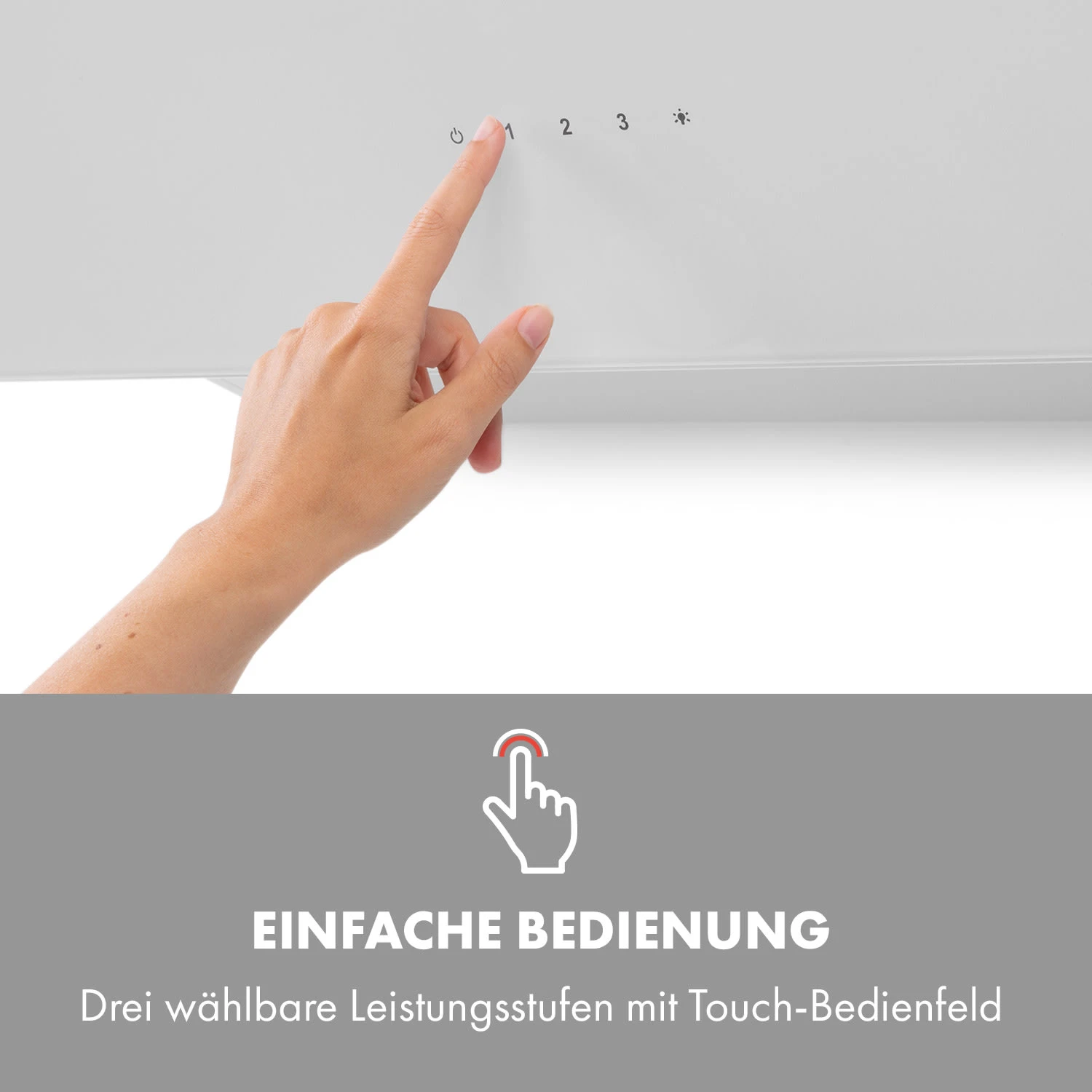 Alina Dunstabzugshaube 90 Cm 600 M³/h Ambientelicht Glasfront Weiß 6 Alina Dunstabzugshaube 90 Cm 600 M³/h Ambientelicht Glasfront Weiß – Bild 4