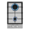Ignito Domino Gaskochfeld 2-flammig Sabaf-Brenner Edelstahl Silber -Haushaltsgeräte Geschäft 10034108 yy 0001 titel
