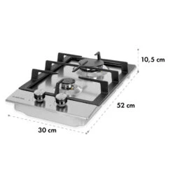 Ignito Domino Gaskochfeld 2-flammig Sabaf-Brenner Edelstahl Silber 19 Ignito Domino Gaskochfeld 2-flammig Sabaf-Brenner Edelstahl Silber -Haushaltsgeräte Geschäft 10034108 yy 0009 logo