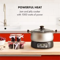Jam Session Marmeladen- Und Geleekocher 1000W 2 Automatikprogramme -Haushaltsgeräte Geschäft 10034109 yy 0002 logo Klarstein Jam Session Marmeladen und Geleekocher