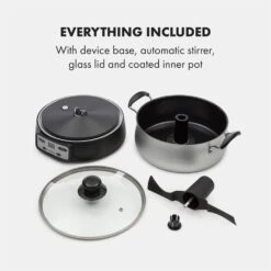 Jam Session Marmeladen- Und Geleekocher 1000W 2 Automatikprogramme -Haushaltsgeräte Geschäft 10034109 yy 0008 logo Klarstein Jam Session Marmeladen und Geleekocher