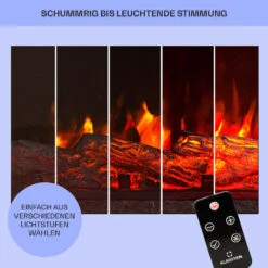 Lienz Elektrischer Kamin 1800W Steindekor Polystone Fernbedienung -Haushaltsgeräte Geschäft 10034123 de 0008 usp