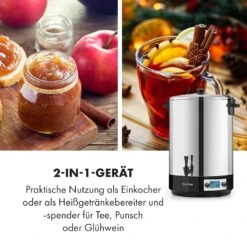 KonfiStar 40 Digital Einkocher Getränkespender 2500W 40L 100°C 180min -Haushaltsgeräte Geschäft 10034239 de 0007 logo