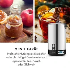 KonfiStar 50 Digital Einkocher Getränkespender 2500W 50L 100°C 180min 18 KonfiStar 50 Digital Einkocher Getränkespender 2500W 50L 100°C 180min -Haushaltsgeräte Geschäft 10034240 de 0007 logo