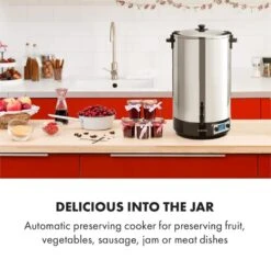 KonfiStar 60 Digital Einkocher Getränkespender 2500W 60L 100°C 180min -Haushaltsgeräte Geschäft 10034241 yy 0002 logo Digital Food Preserver 60L