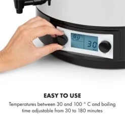 KonfiStar 60 Digital Einkocher Getränkespender 2500W 60L 100°C 180min -Haushaltsgeräte Geschäft 10034241 yy 0004 logo Digital Food Preserver 60L