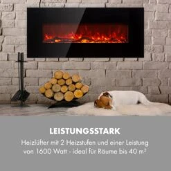 Lausanne Long Elektrischer Kamin 1600W 2 Heizstufen 128 Cm -Haushaltsgeräte Geschäft 10034251 de 0006 logo