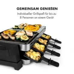 Sirloin Raclette 1500W Aluminium / Stein 8 Personen Kontroll-LED -Haushaltsgeräte Geschäft 10034275 de 0005 logo