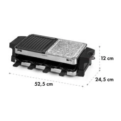 Sirloin Raclette 1500W Aluminium / Stein 8 Personen Kontroll-LED -Haushaltsgeräte Geschäft 10034275 yy 0008 logo Klarstein Sirloin Raclette 1500W