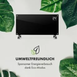 Bornholm Smart Konvektions-Heizgerät | 2000 W | SmartHeat Design: WiFi-Verbindung | LED-Display | 24-h-Timer | 2 Heizstufen: 1000 / 2000 W | IP24: Spritzwassergeschützt | Fernbedienung | Standgerät -Haushaltsgeräte Geschäft 10034391 de 0007 logo