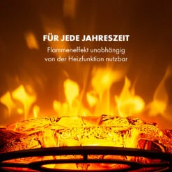 Bergamo Elektrischer Kamin 900/1800W Thermostat Holzoptik -Haushaltsgeräte Geschäft 10034397 de 0006 logo