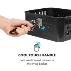 AeroVital Cube Chef Heißluftfritteuse Frittierkorb Zubehör Edelstahl -Haushaltsgeräte Geschäft 10034407 yy 0005 logo Klarstein AeroVital Cube Chef Frittierkorb