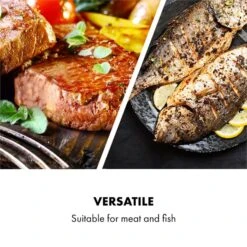 AeroVital Cube Chef Heißluftfritteuse Steak-Käfig Zubehör Edelstahl -Haushaltsgeräte Geschäft 10034408 yy 0003 logo Klarstein AeroVital Cube Chef Steak Kaefig