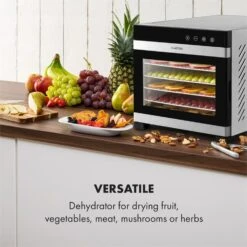 Flavour Dry Dörrautomat Temperatur: 35 - 75 °C Digitaler Thermostat -Haushaltsgeräte Geschäft 10034423 yy 0002 logo Klarstein Flavour Dry Doerrautomat schwarz