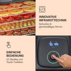 Florida Jerky Dörrautomat Infrarot 500W 4 Programme 35 Bis 75 °C 11 Florida Jerky Dörrautomat Infrarot 500W 4 Programme 35 Bis 75 °C -Haushaltsgeräte Geschäft 10034430 de 0003 logo